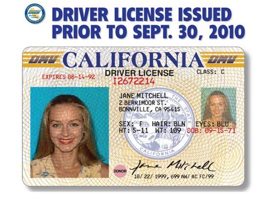 California securecard driver license